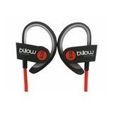 Auriculares Billow Ear Hook Preto/Vermelho Bluetoo ...