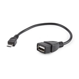 Cabo OTG MicroUSB p/ USB2.0 Gembird - 15cm