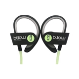 Auriculares Billow Ear Hook Preto/Verde Bluetooth