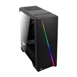 Caixa Aerocool Cylon RGB Flow Lighting Preta